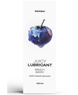 Lubrifiant à base d'eau Myrtille fraiche 300 ml Satisfyer 